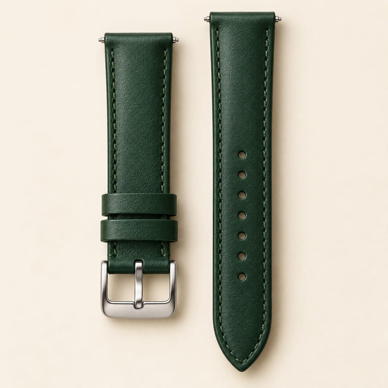 Varsefar forest-green replacement watch strap