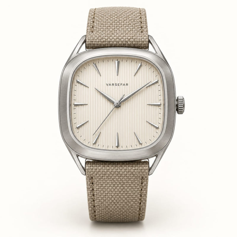 Varsefar Ridge watch in ivory and sand tones