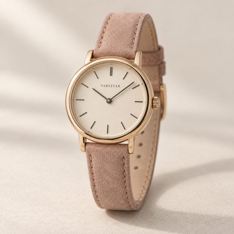 Varsefar Rose watch with blush strap